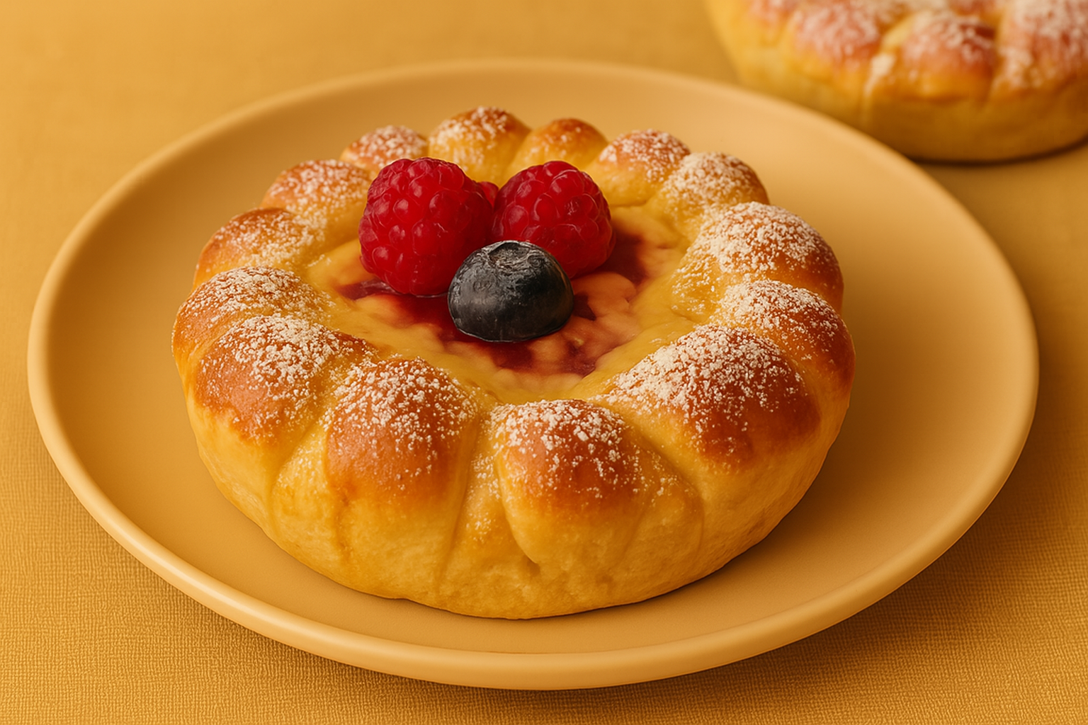 Danes de fresa y coco