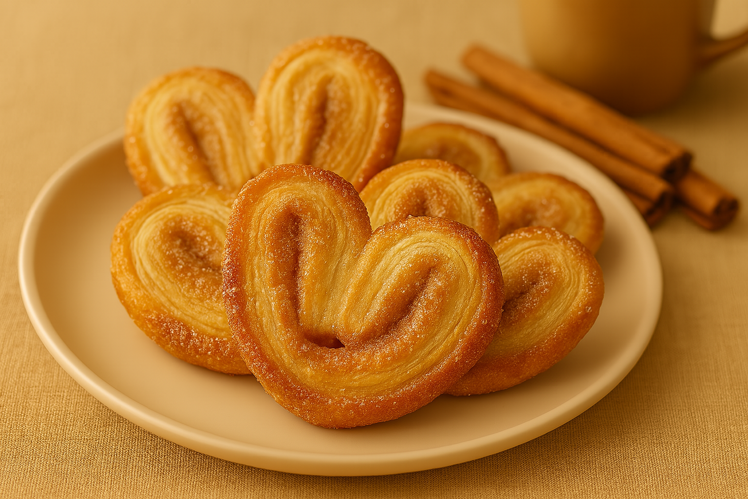 Orejitas de azucar y canela